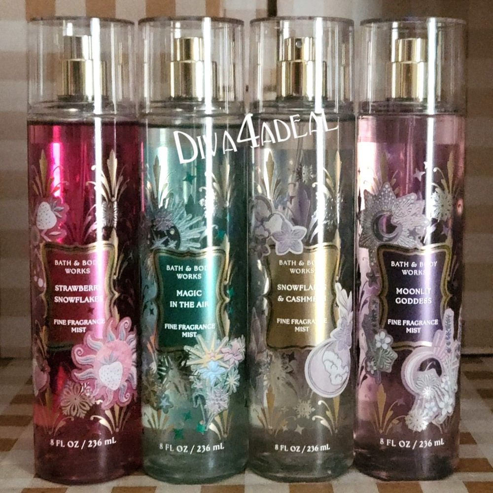4X Bath & Body Works ASSORTMENT Christmas 2025 Mist Spray Bundle